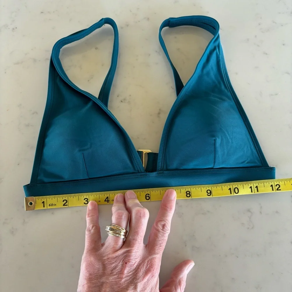 Summersalt Teal Bikini Top Size‎ 2